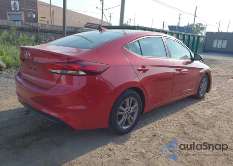 2018 Hyundai Elantra Sel z USA, uszkodzony, nr VIN 5NPD84LF9JH270091